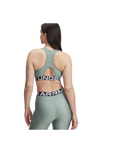 REGGISENO SPORTIVO HEATGEAR ARMOUR MID BRANDED DA DONNA SILICA GREEN 